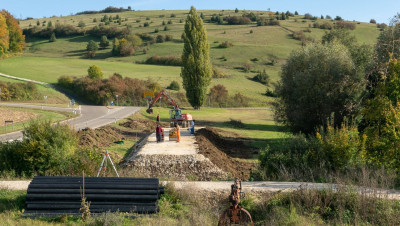 Erdbau Bahnhof Katzenstein
