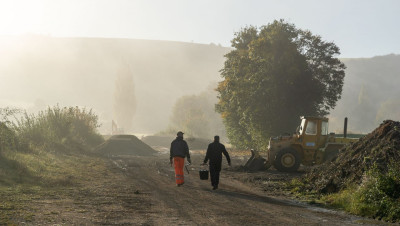 Erdbau Bahnhof Katzenstein