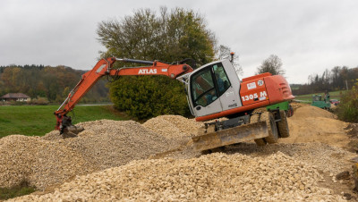 Erdbau Bahnhof Katzenstein