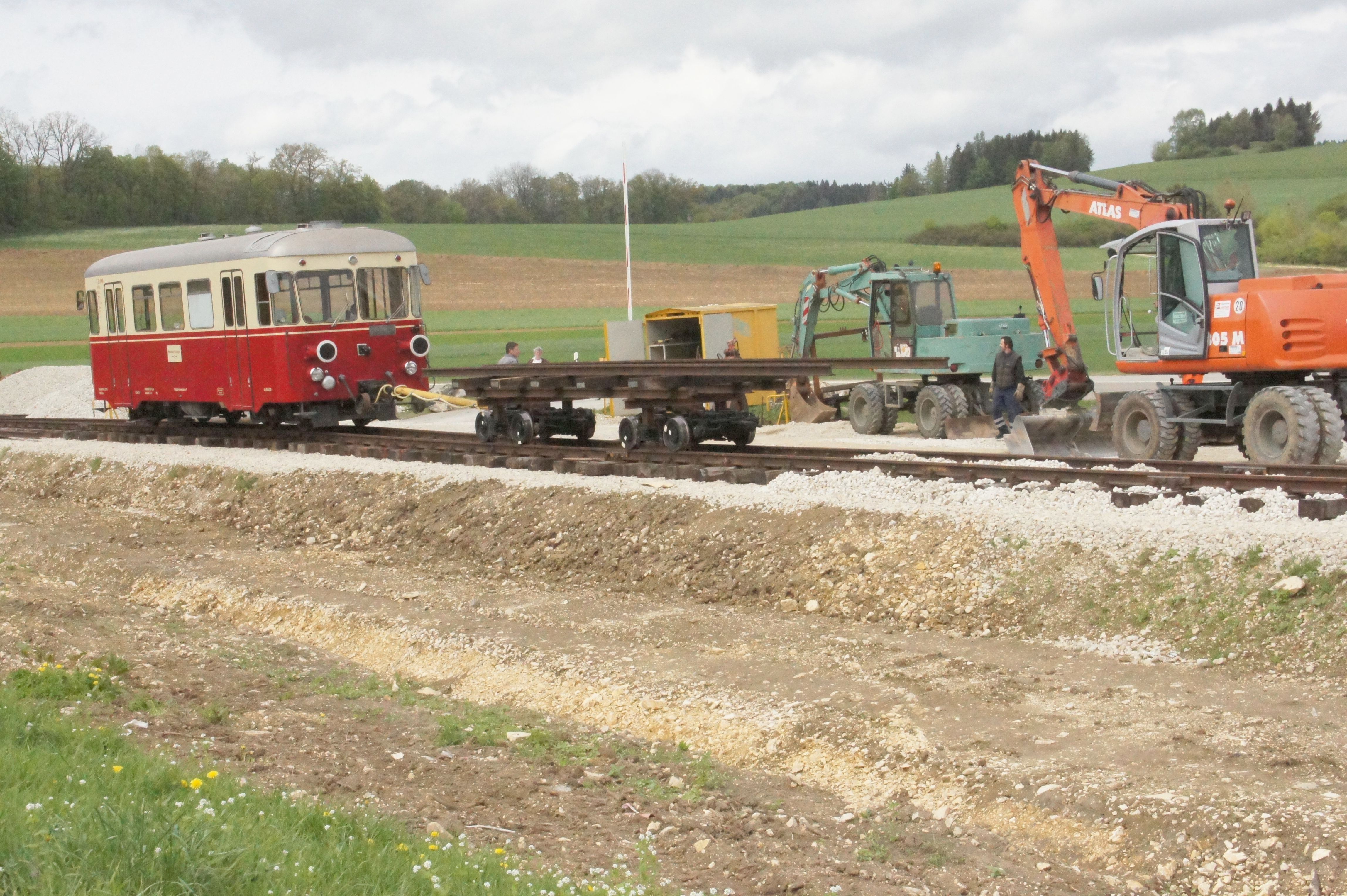 Spendenaufruf Neubaustrecke