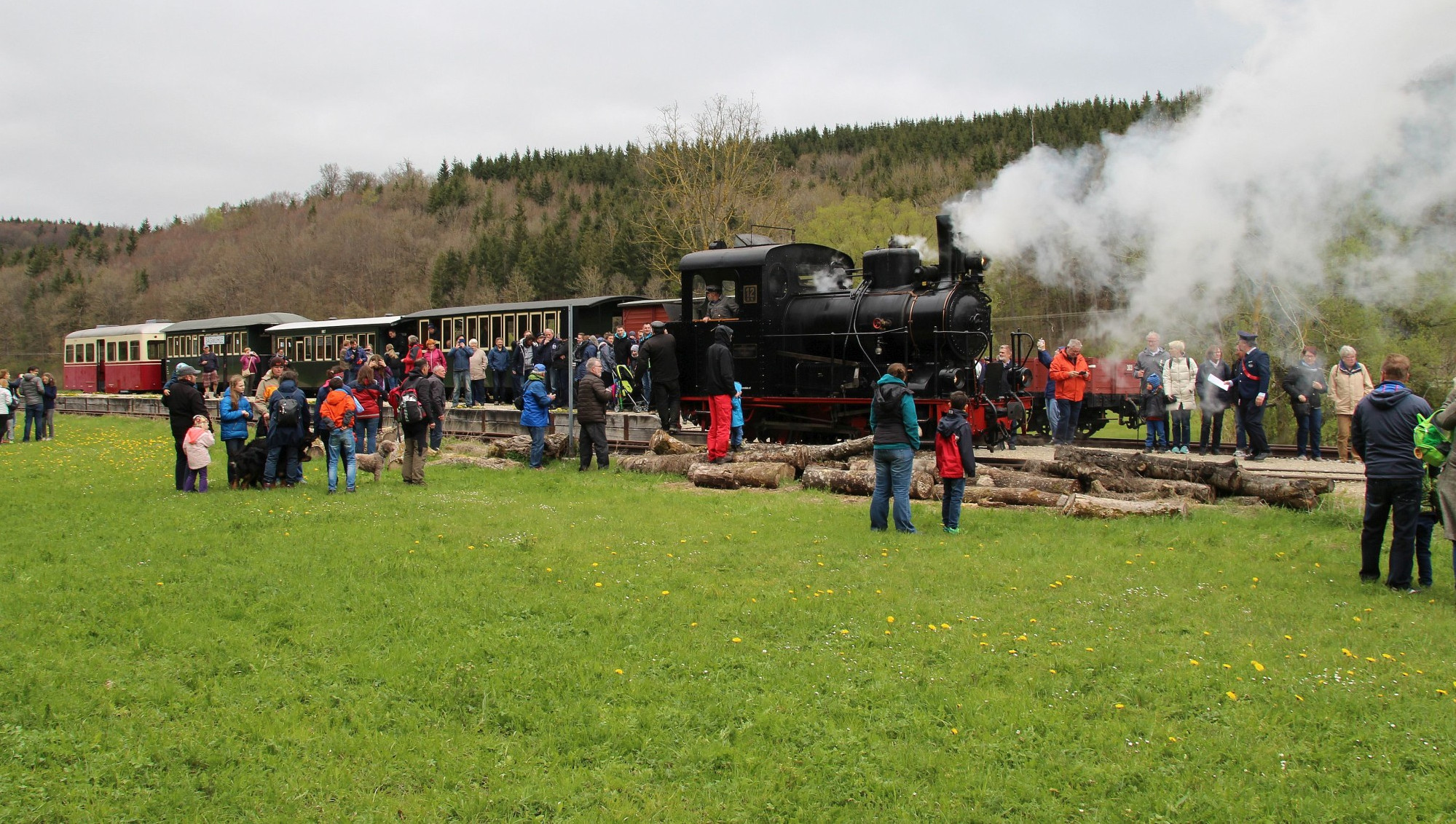 Around the train ride