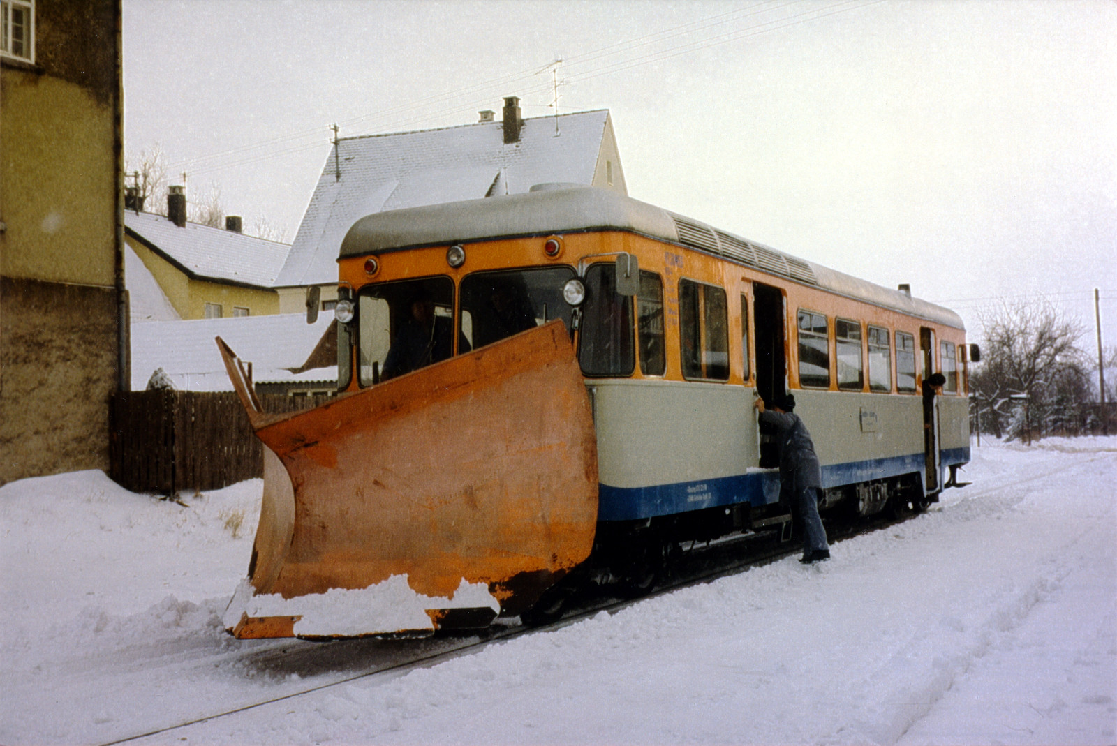 Die Härtsfeldbahn im Winter
