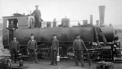 Die Härtsfeldbahner und ihre Lieblingslok, Mallet WN 3, um 1910