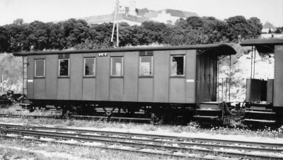 Personenwagen WN 8 - ex "Zacke" - um 1950 in Neresheim