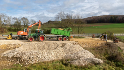 Erdbau Bahnhof Katzenstein