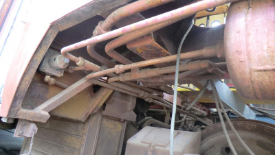 Bremsluftleitungen: vorher ...