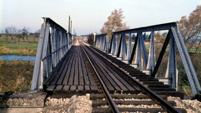 Die Egaubrücke bei Zöschlingsweiler, 1960er Jahre
