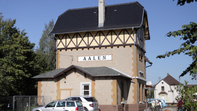 Empfangsgebäude Aalen Härtsfeldbahn-Güterbahnhof