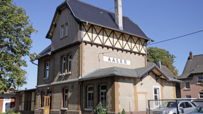 Empfangsgebäude Aalen Härtsfeldbahn-Güterbahnhof