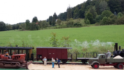 A(l)bdampfszene. Keine Retouche, Echtdampf!