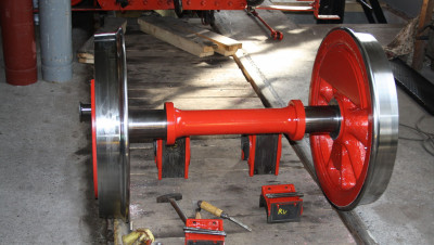 Februar 2011: bereit zum Einachsen