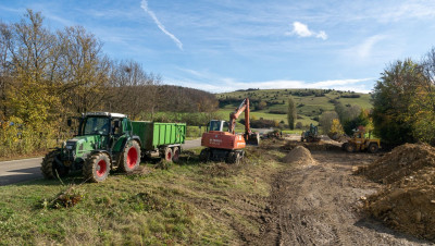 Erdbau Bahnhof Katzenstein
