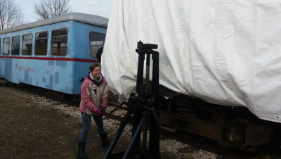 Mit extra aufgearbeiteten und TÜV-abgenommenen Spindelhebeböcken ...