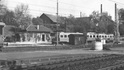 Aalen Pbf 1972: der Zug ist bald abgefahren