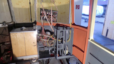 Die Elektrik ist sehr unübersichtlich