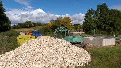 Erdbau Bahnhof Katzenstein