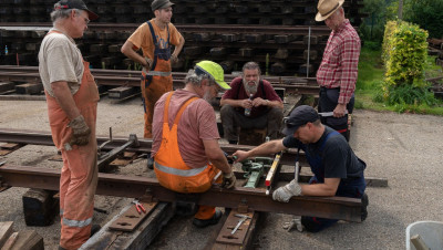 Weichenbau für Katzenstein