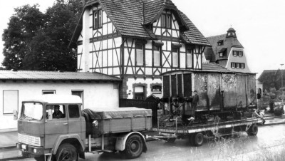 Ankunft des Gw 155 in Neresheim, 22. Juni 1985