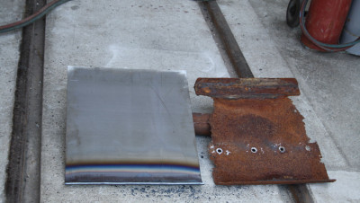 Einst und jetzt: Aschkastenklappe