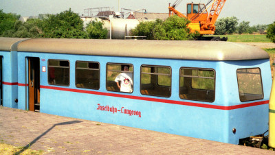 "Ziehharmonika" als VB 5 und VB 6 bei der Inselbahn Langeoog, 1994