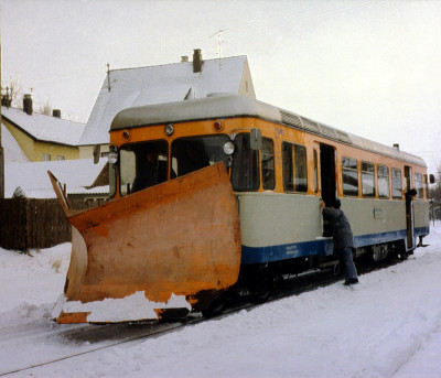 Die Härtsfeldbahn im Winter