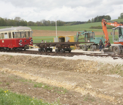 Spendenaufruf Neubaustrecke