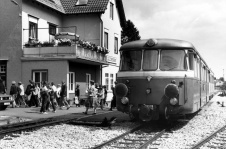 Schülerverkehr mit T 37 in Laichingen, ca. 1980