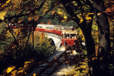 Oktober 1972: Abschiedszug der Härtsfeldbahn