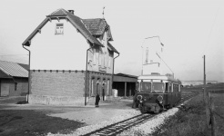 T 30 im Bahnhof Dischingen, 4. Dezember 1966