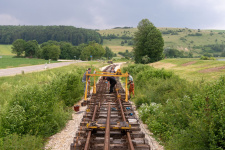 Gleisbau am Härtsfeldsee