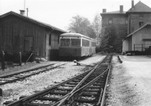 Die "Ziehharmonika" TA 253 / 254 ganz am Streckenende in Dillingen, 7. Mai 1972