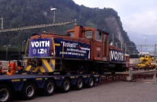 Abtransport des "Jumbo", Stansstad, 21. September 2005