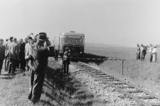 Anlässlich der Einweihung der neuen Triebwagen fand am 21. September 1956 eine "Grenzkontrolle" zwischen Ballmertshofen und Wittislingen statt.