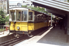 "Zacke" Bw 117 um 1980 am Marienplatz in Stuttgart