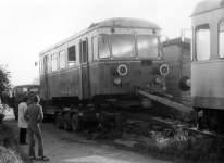 Abholung des T 33 aus Amstetten am 10. November 1984