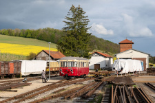 Triebwagentreffen im Abendlicht